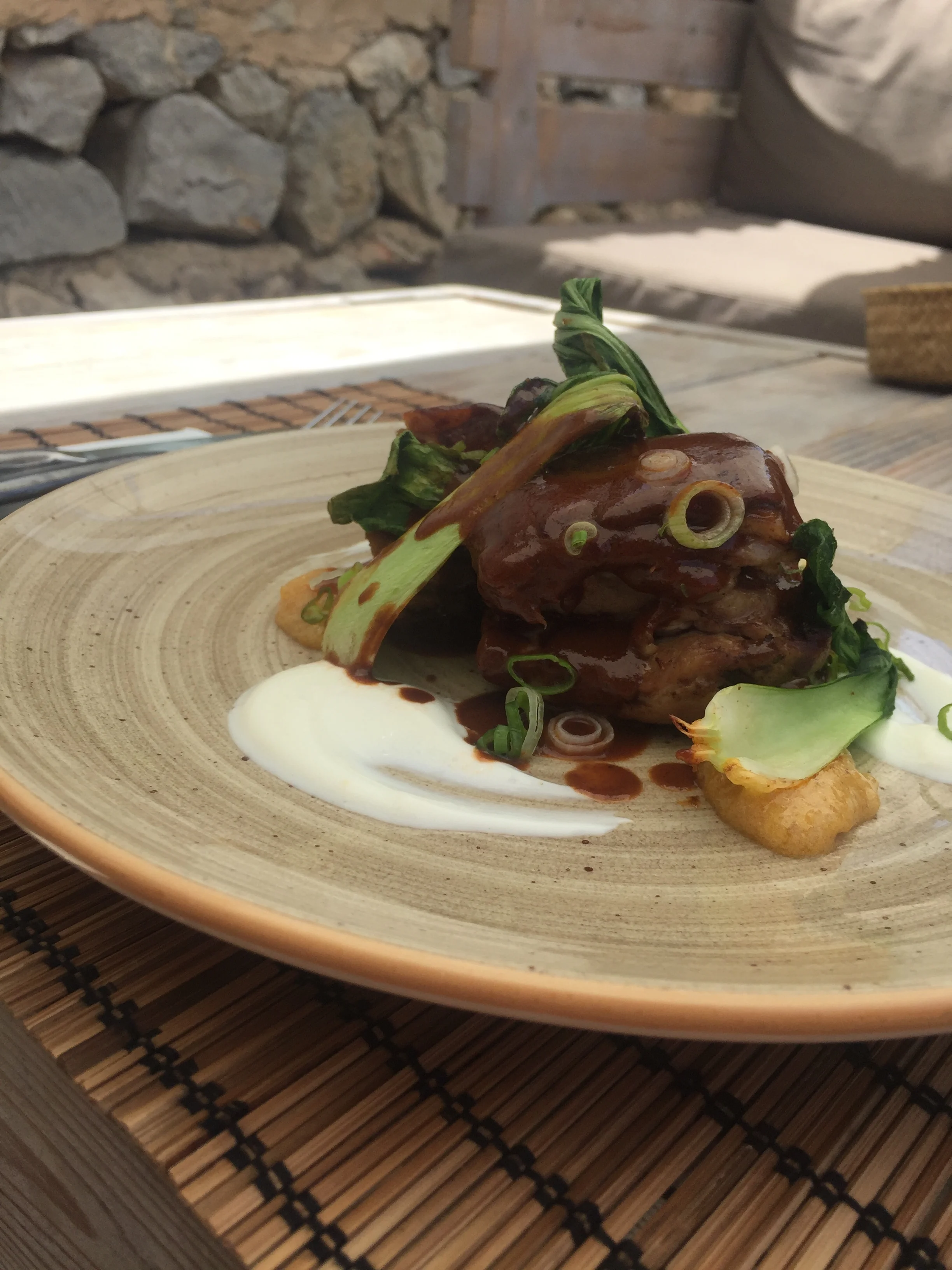 Roast lamb shoulder at Girl Cafe