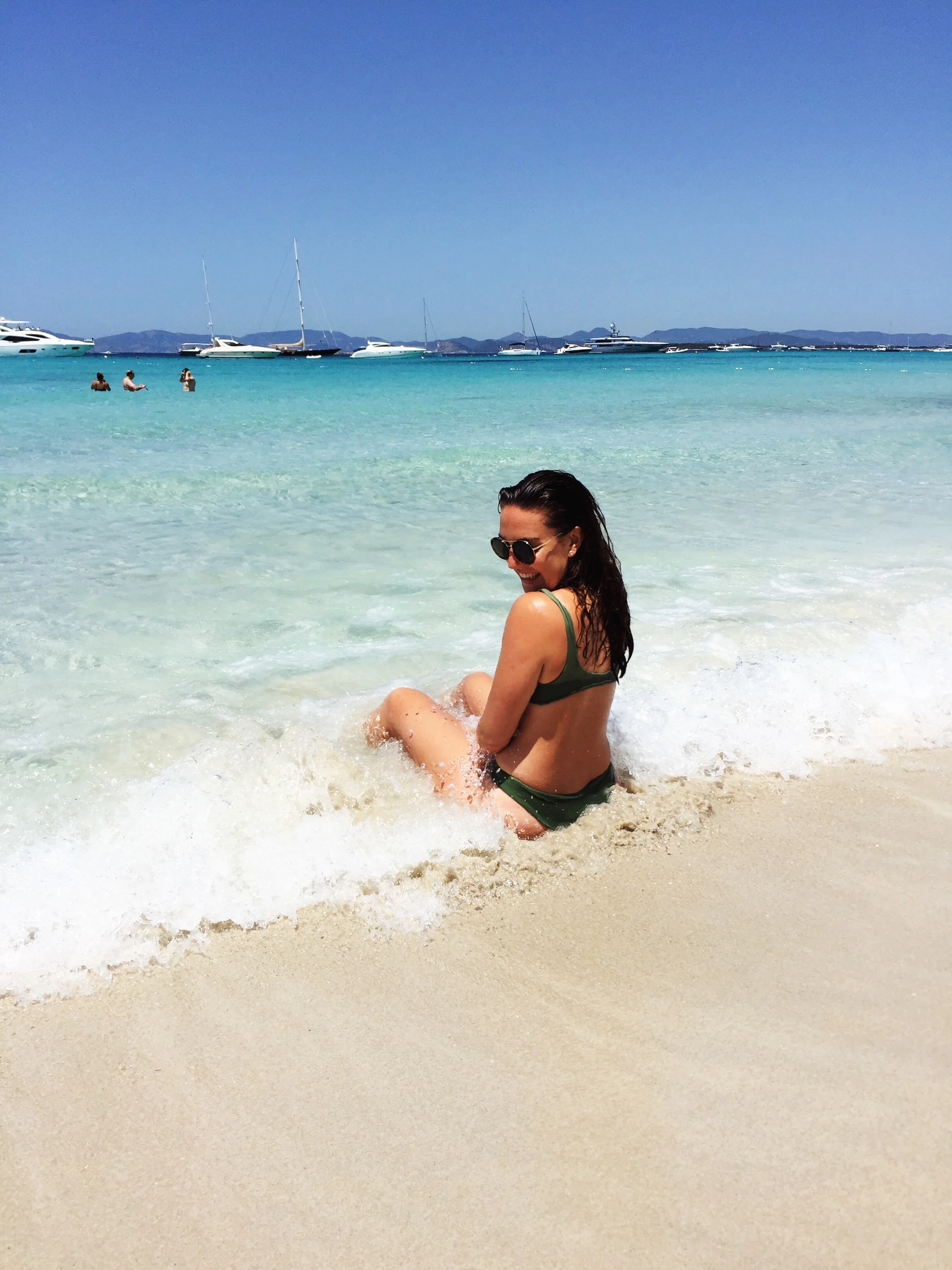 Crystal waters of Playa del Illetas