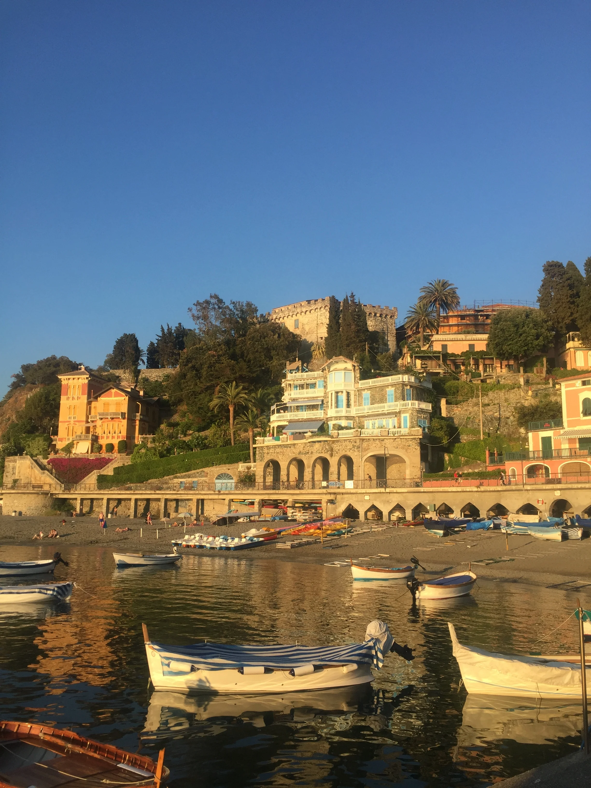 Golden hour in Levanto