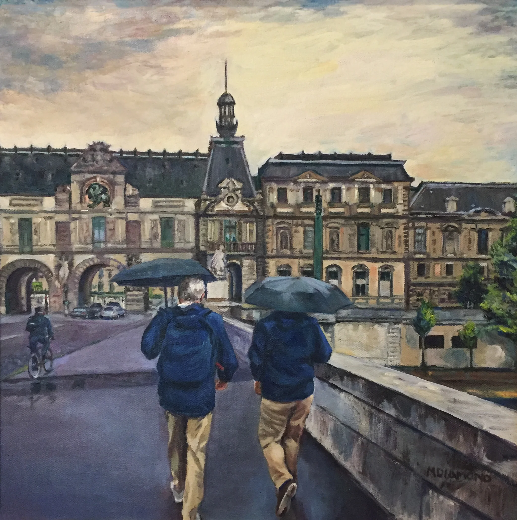 Father and Son in Paris