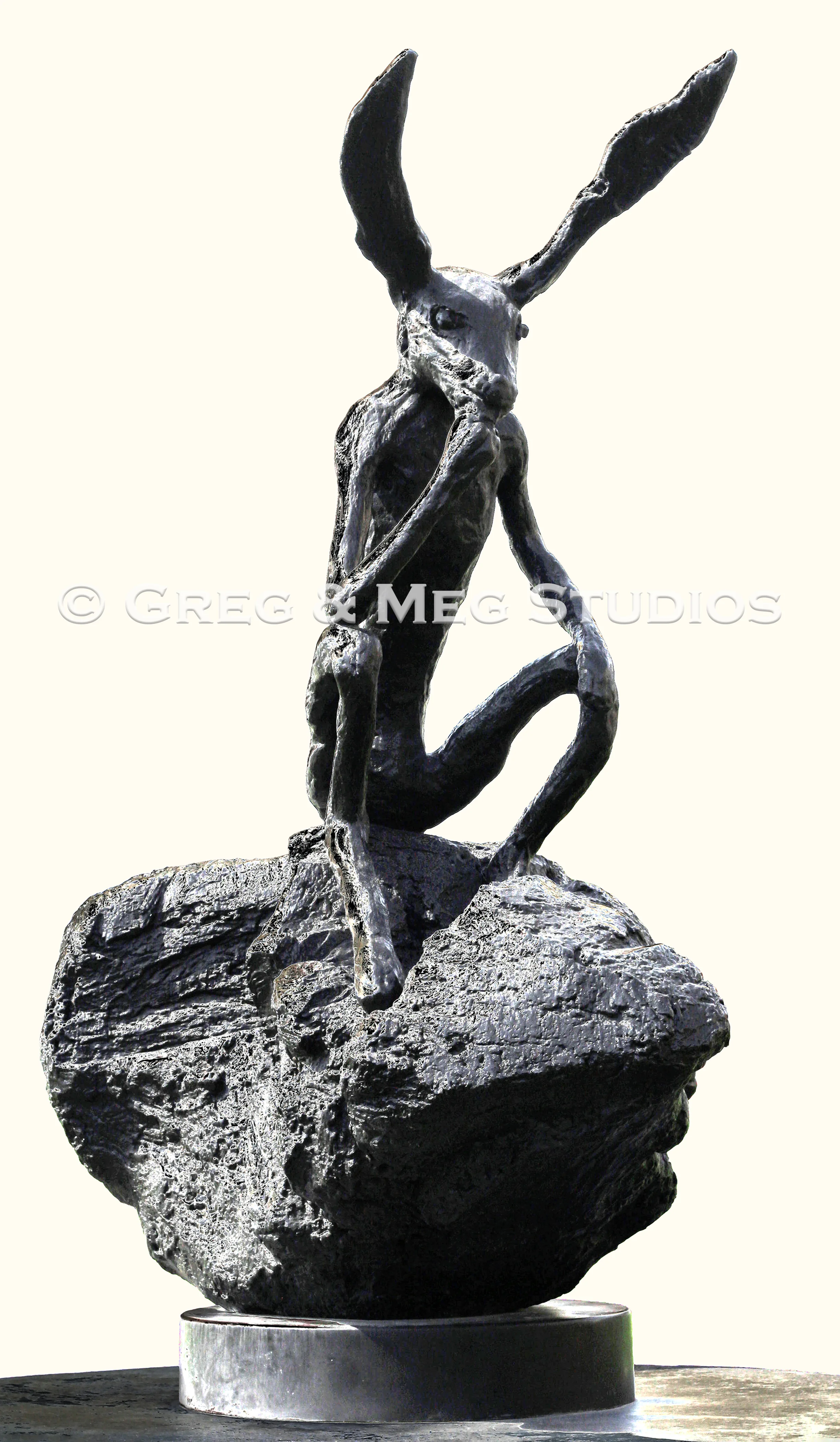 Thinker on a Rock, Pappajohn Sculpture Park