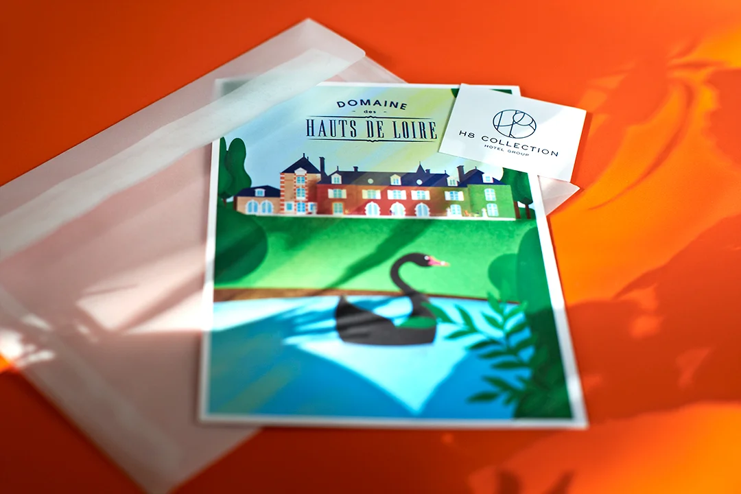 Montréal 2017 Illustrations réalisées par Fabio Boisseau pour une série de cartes postales représentant les hôtels du Groupe H8 Collection .
