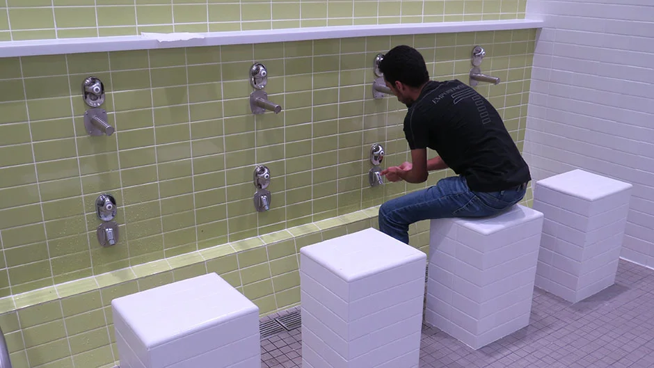People will pee here