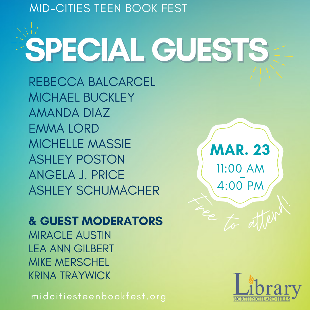 North Richland Hills: Mid-Cities Teen Book Fest (w/Michael Buckley)