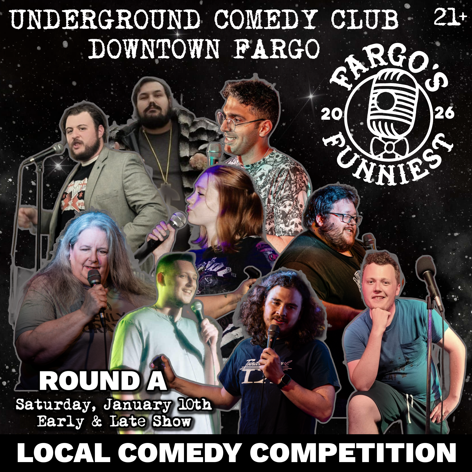 Comedy in the Cellar - Fargo’s Funniest Round A