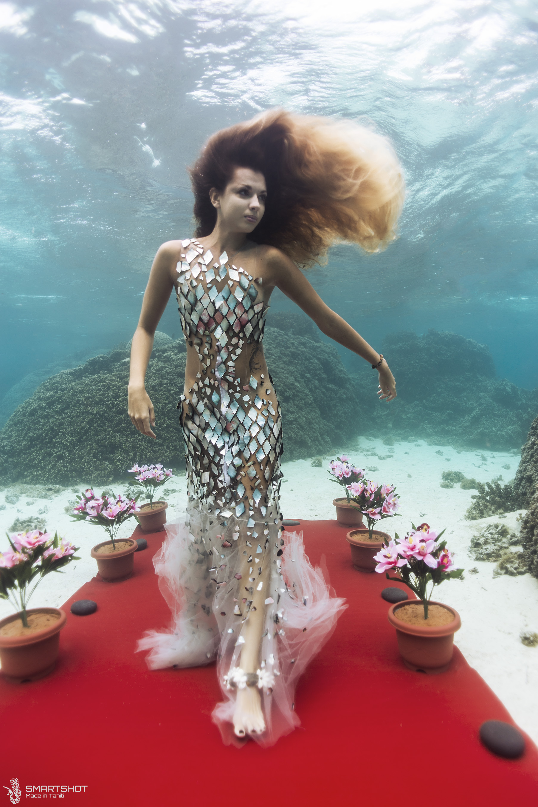 Fashion Show Underwater