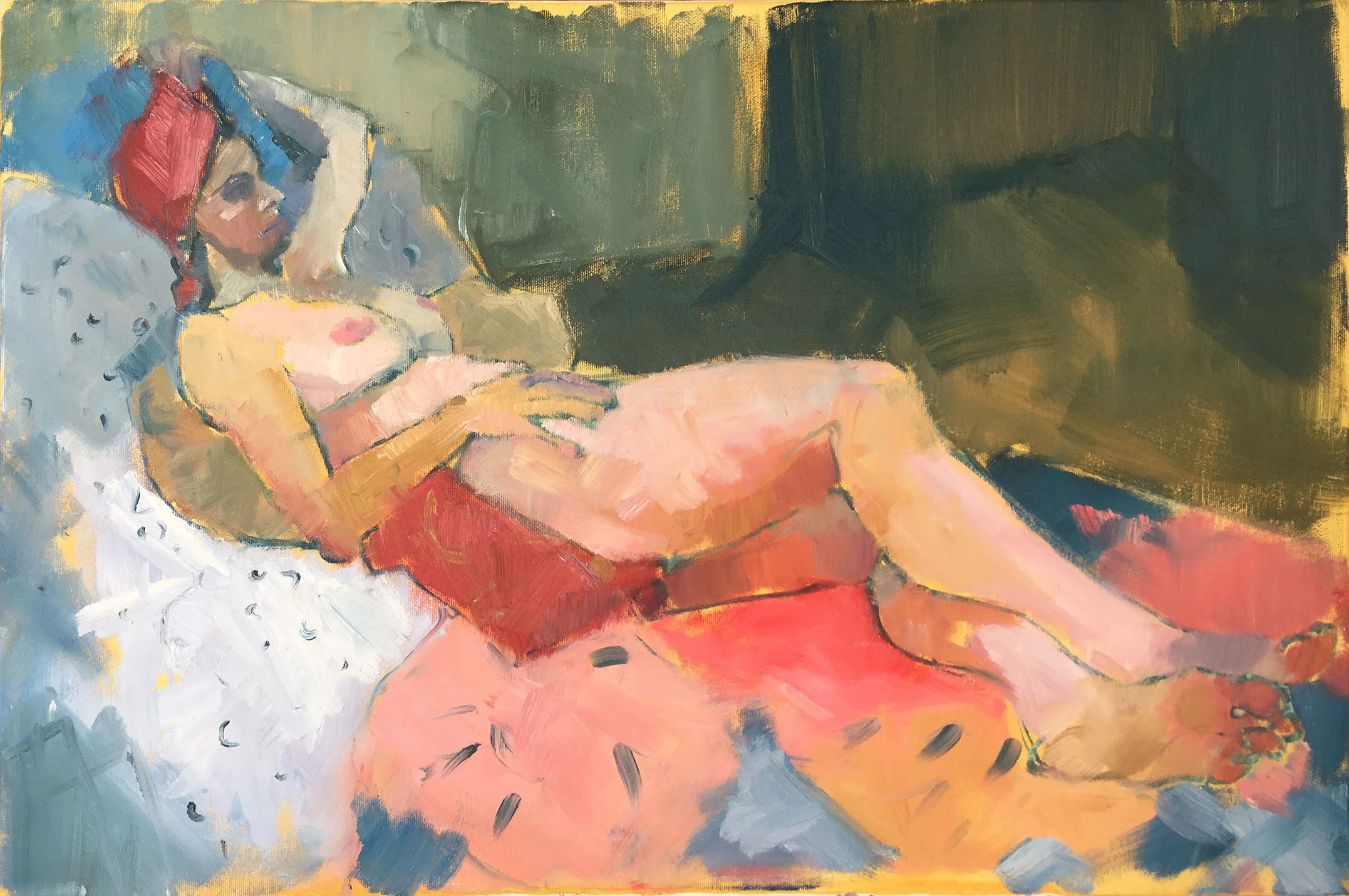 Woman with a Red Turban