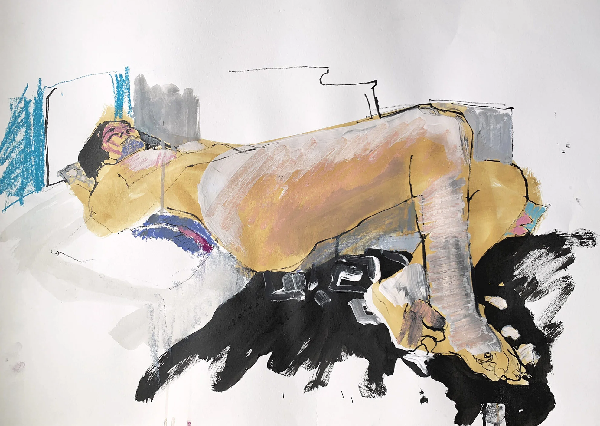 Woman on a Black Throw.jpg