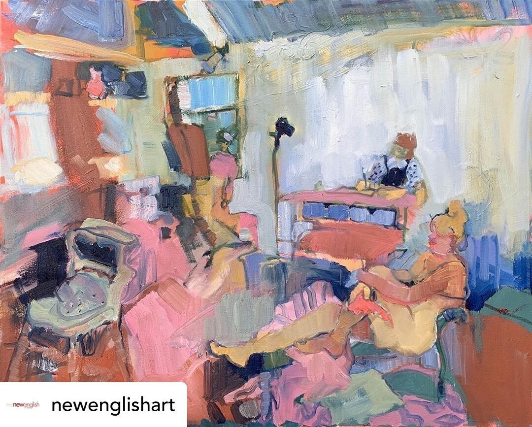 Posted @withregram &bull; @newenglishart As well as our members&rsquo; artwork, the #NewEnglishArtClub Annual #Exhibition 2020 will feature #paintings &amp; #drawings chosen from an open submission, including Tuesday at Bobby's by Charlotte Houlihan.