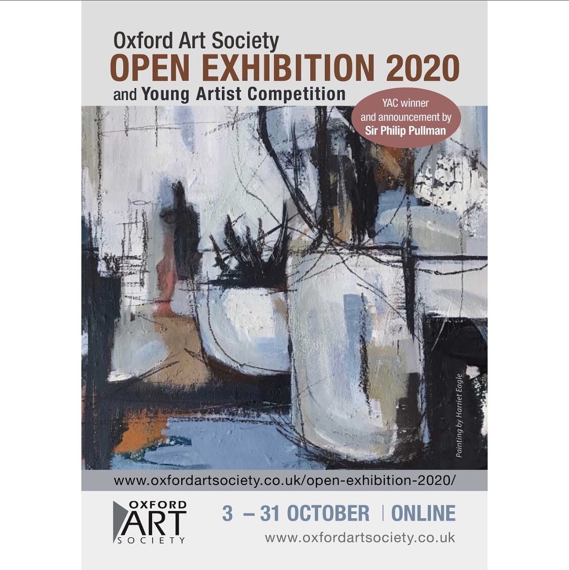 Really pleased to be part of the 2020 @oxfordartsociety open exhibition. It&rsquo;s online this year so super easy to check out from the comfort of your own home! Fabulous collection of artists taking part including my @oxfordshireartweeks partners i