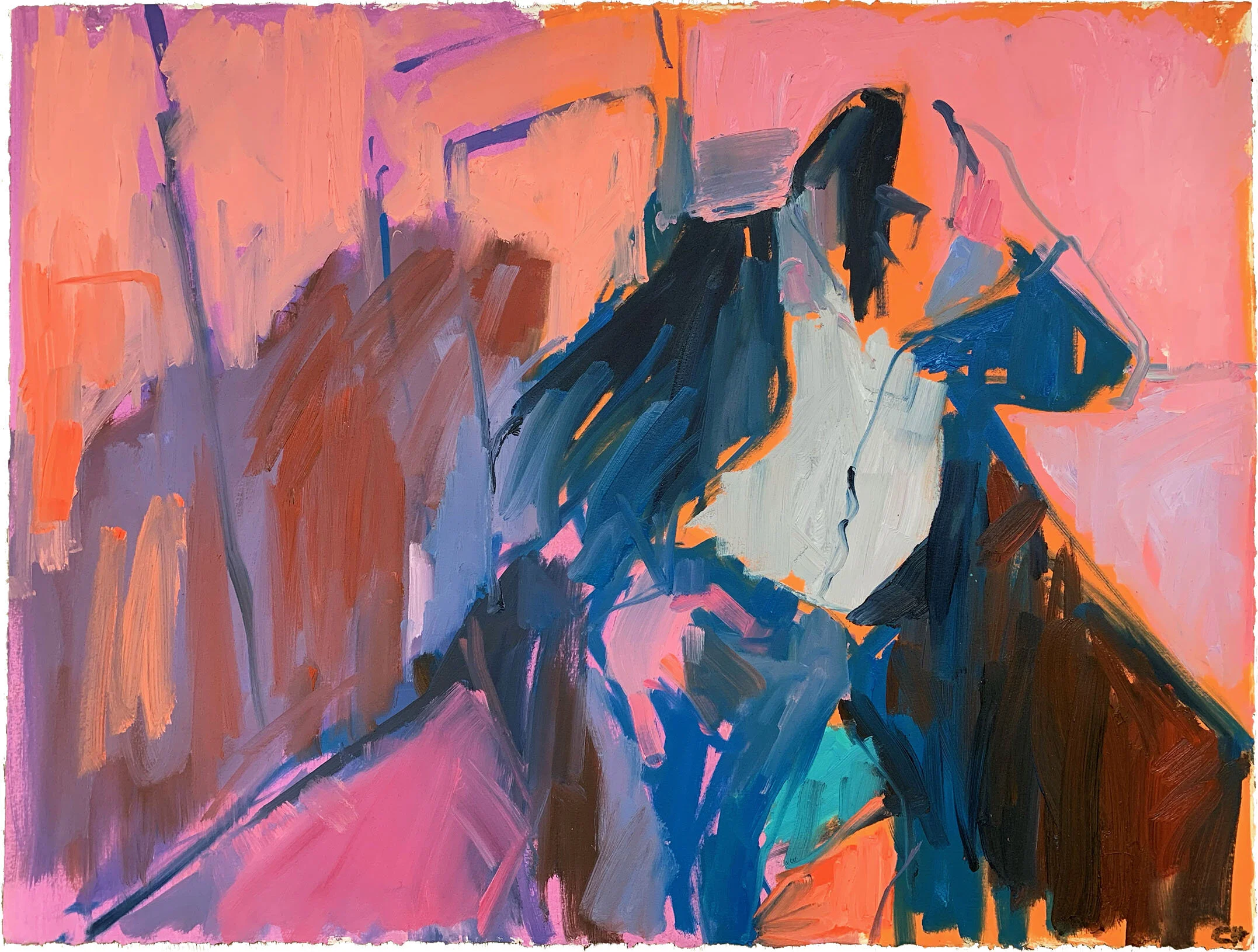 Man with a Pink Hand