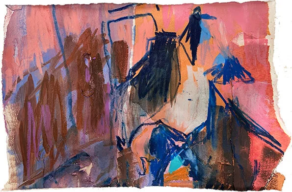 Study for Man with a Pink Hand