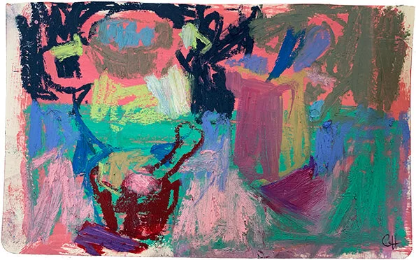Study for Still Life with a Blue Spoon