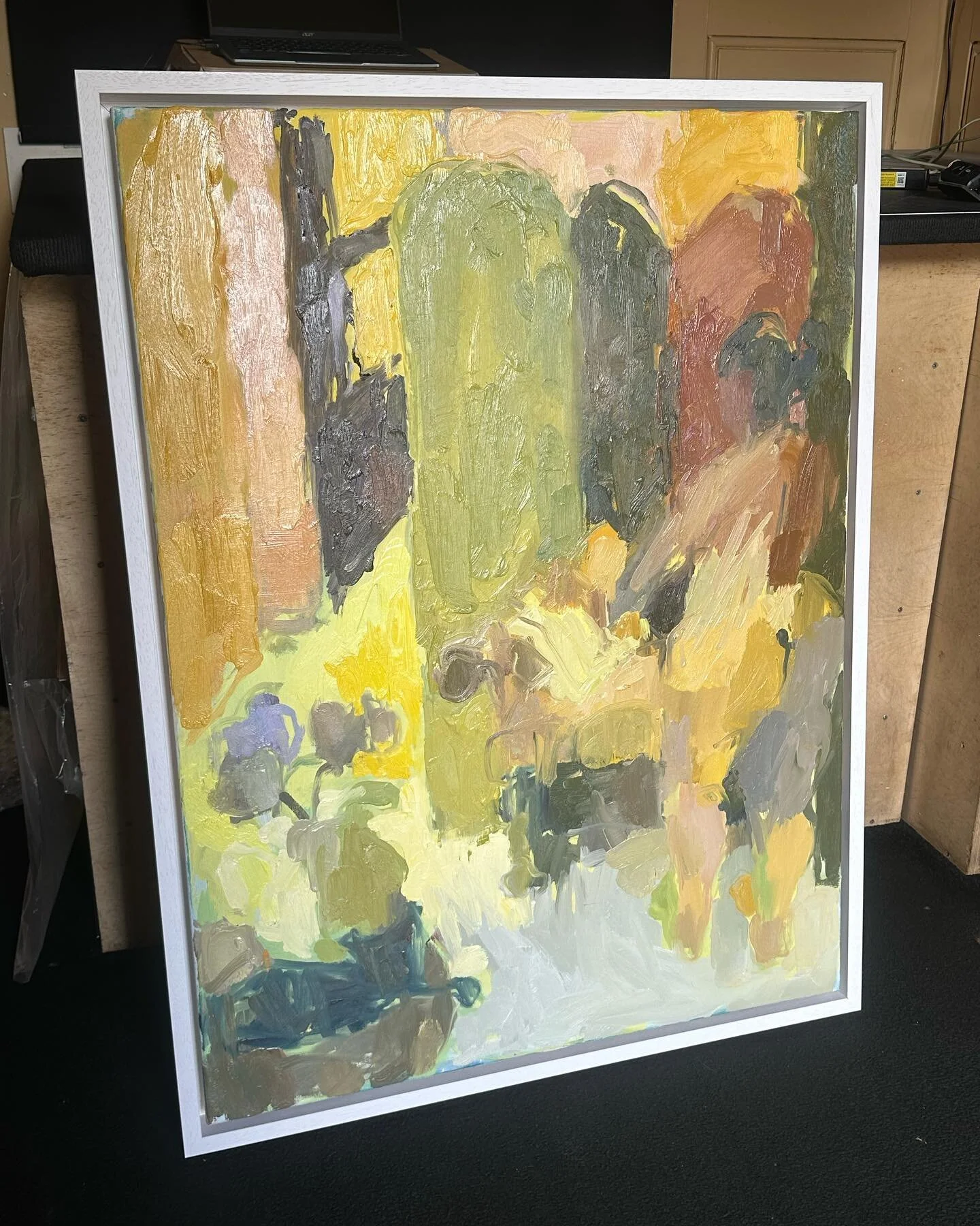 Collecting from @mpfineartprinting this morning - thank you Daniel! Framed and ready to send to @mallgalleries for the next round of the @newenglishart annual open.🤞😃