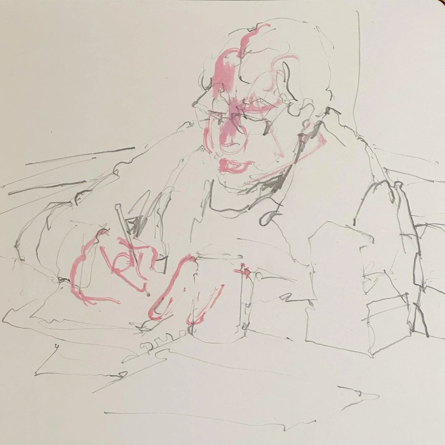 Drawing Jill drawing