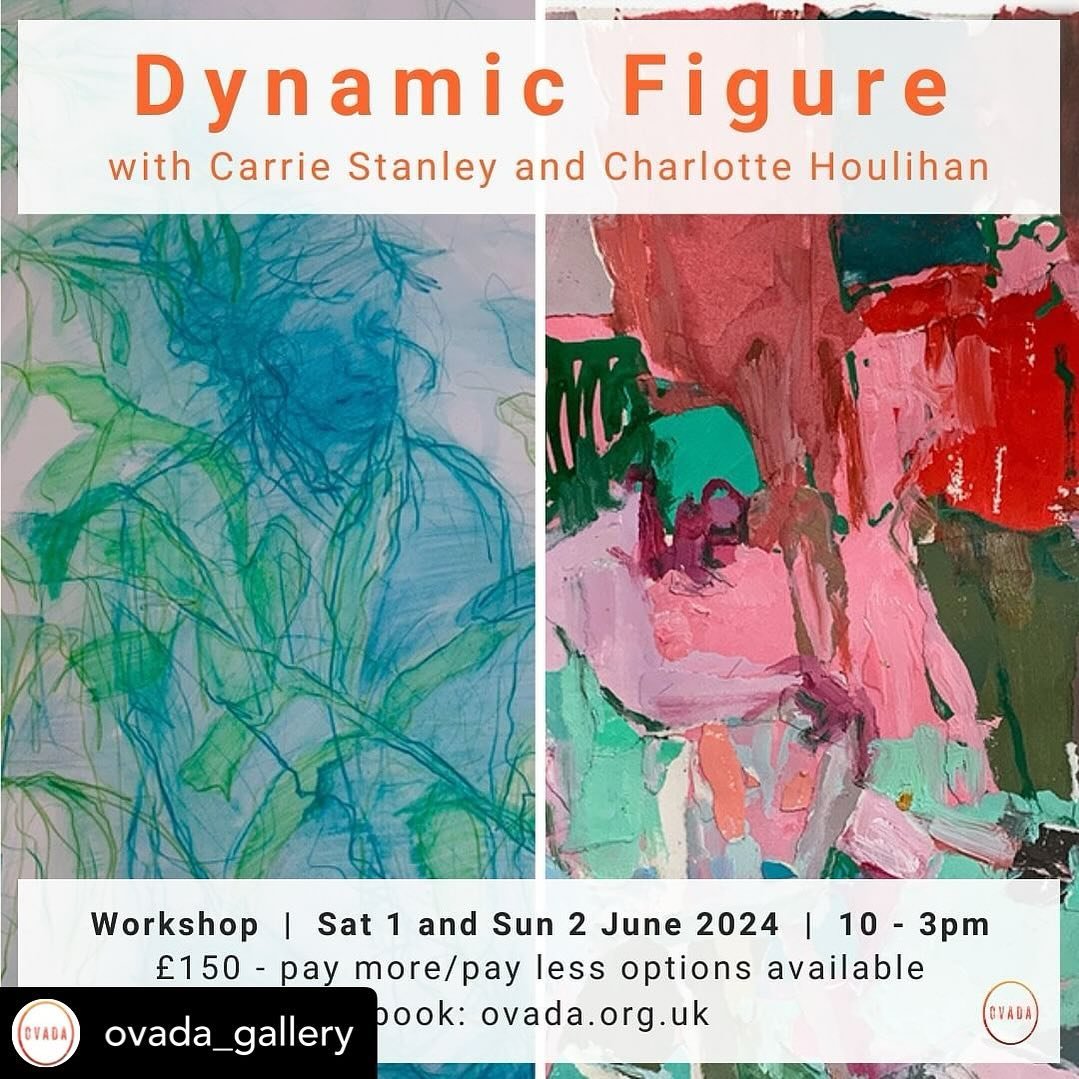Two weeks today with the wonderful @carrie_stanley_artist @ovada_gallery. There are still a few spaces left!! Come and join us for a colourful weekend of dynamic figure drawing 🌈✍️

Posted @withregram &bull; @ovada_gallery Dynamic Figure 🌼🌸🌷🌿🍄
