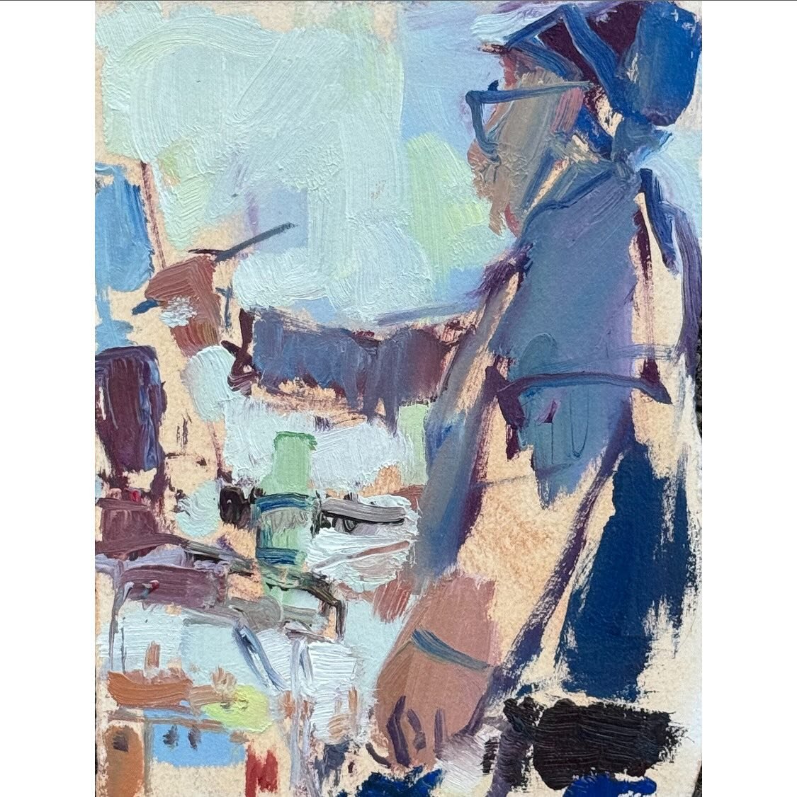 Some of my work from last weekend&rsquo;s @newenglishart workshop, painting with the brilliant @michaelweller at Weymouth harbour. Such a fun day! I loved listening to Michael share his process and watching him demonstrating his drawing and painting 