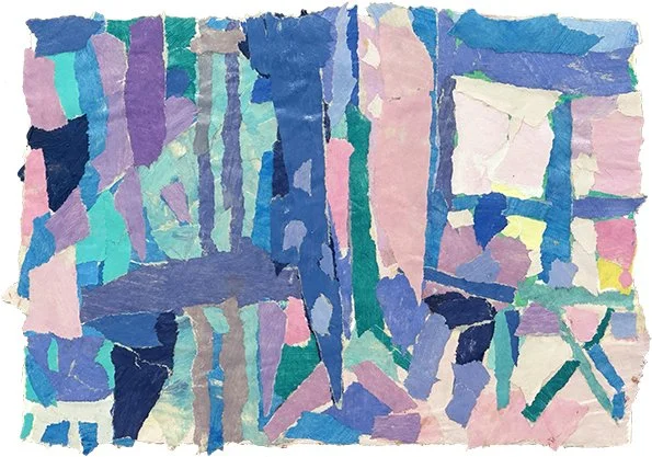 Conversations in Space, Study in Collage