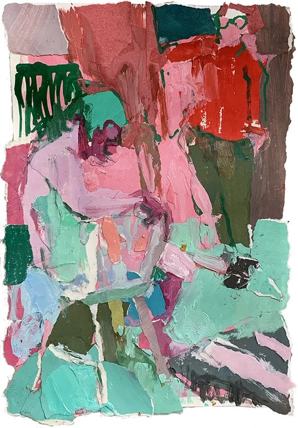 Drawing Alex, Study in Collage