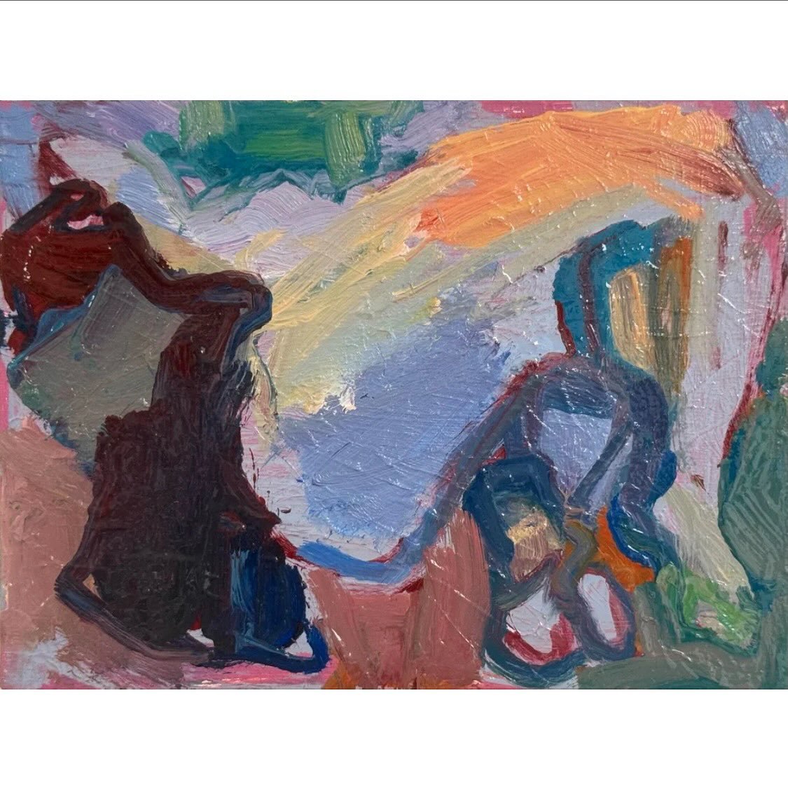 Happy International Women&rsquo;s Day! Delighted to be showing this small painting in For Women by Women VI @ronapaintinggallery Oxford, 5 March - 25 April, with a wonderful bunch of artists. Thank you so much for having me Rona! 

Naomi as a Landsca