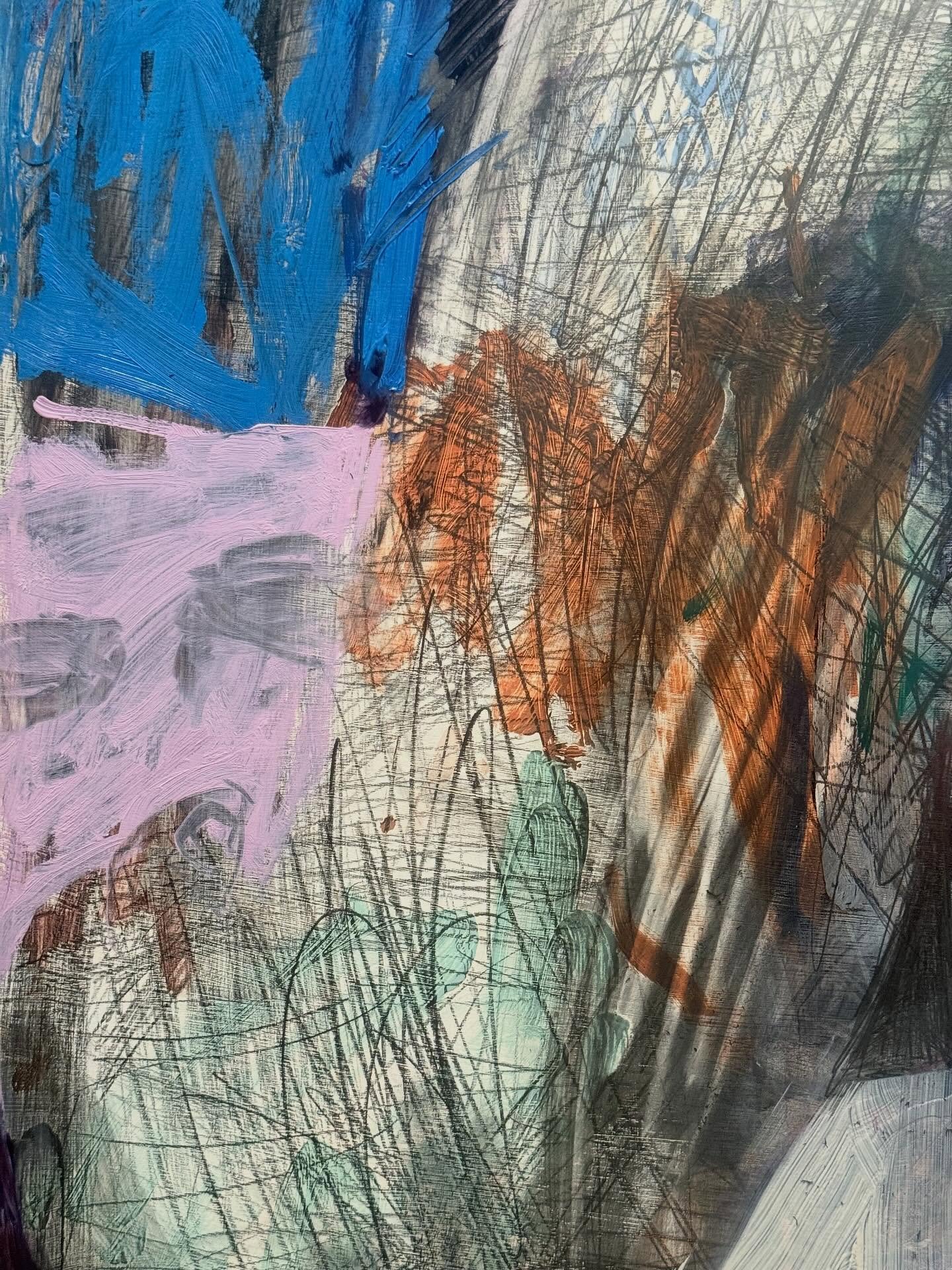 Details of a large WIP. Oil, graphite, oil stick and Indian ink on panel.

#mixedmediapainting #graphite #oilandgraphite #contemporarypainting #paintingdetail #contemporarybritishpainting #lifedrawing