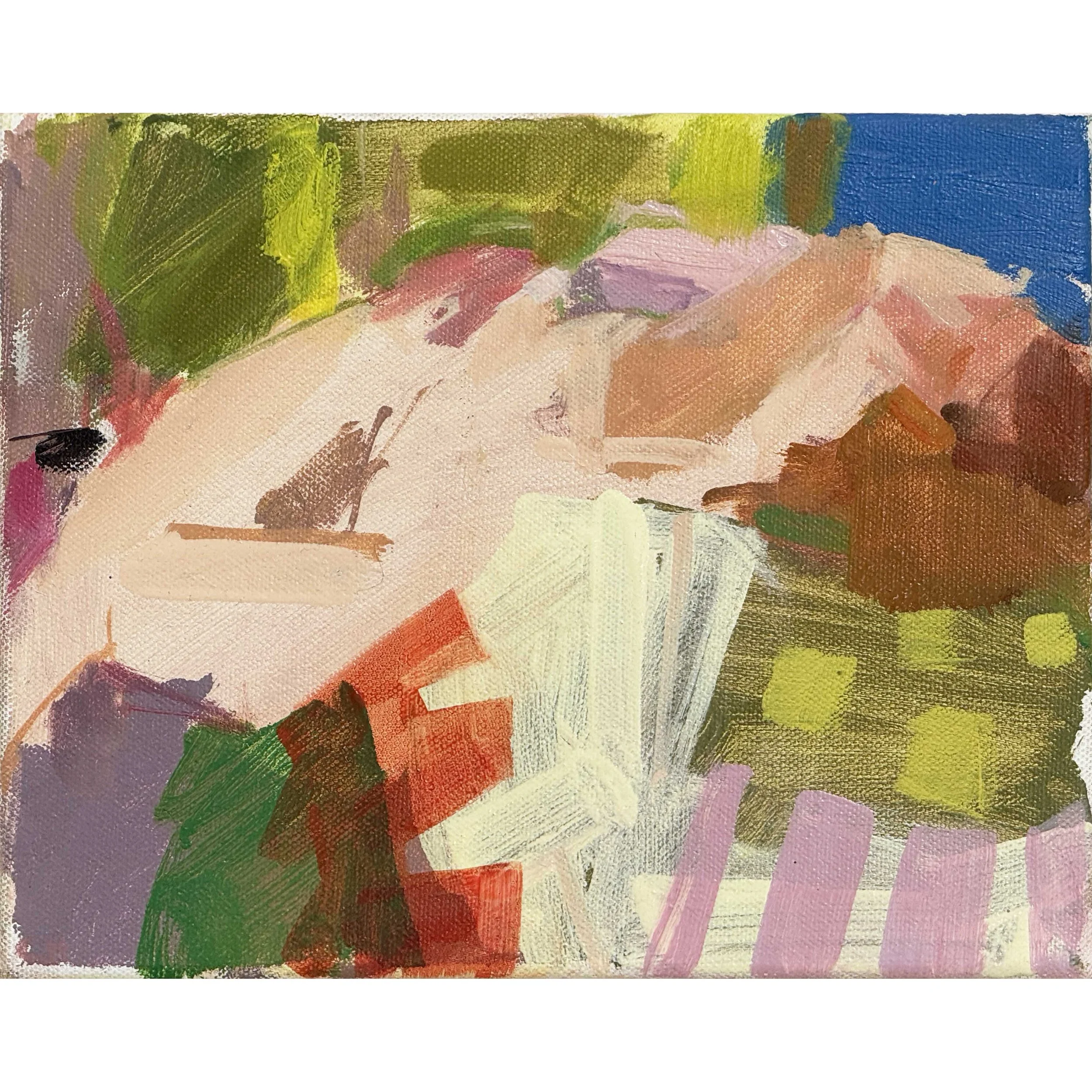 Naomi on a Welsh Blanket II