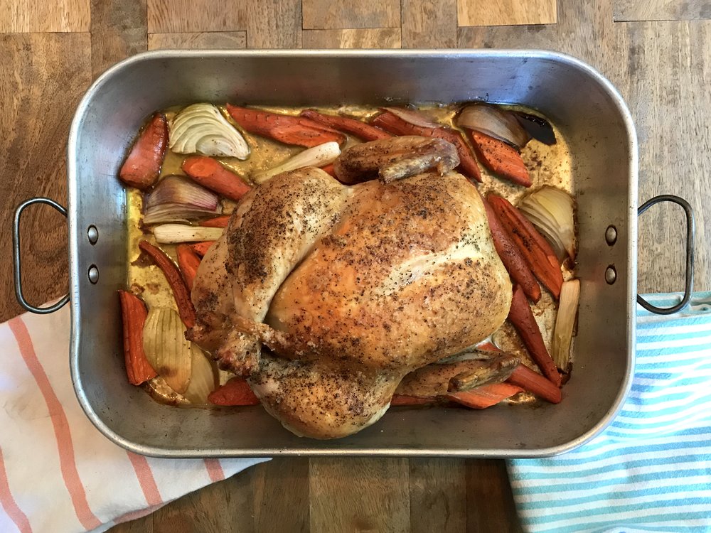 Ranch Dutch Oven Roast Chicken in Oven Bag - The Weary Chef