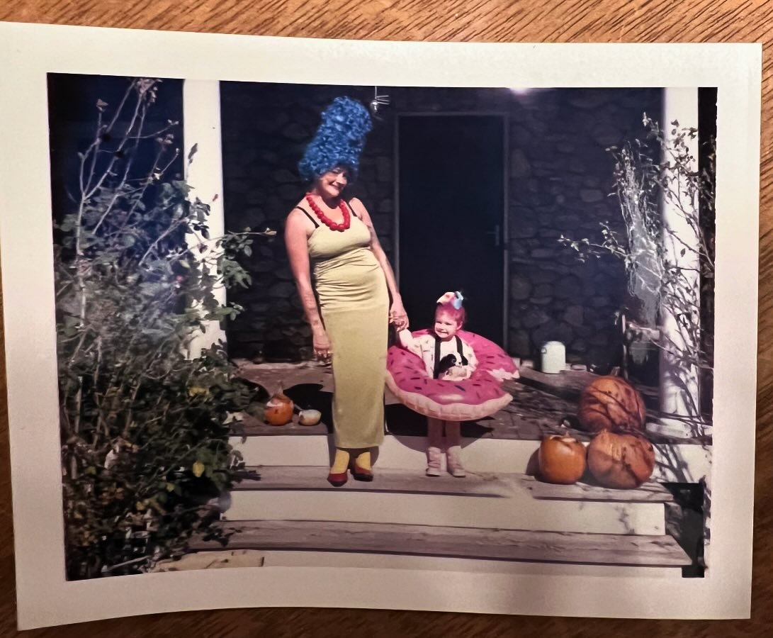 Happy Halloween! @Lisette nailed Figs pink doughnut costume!