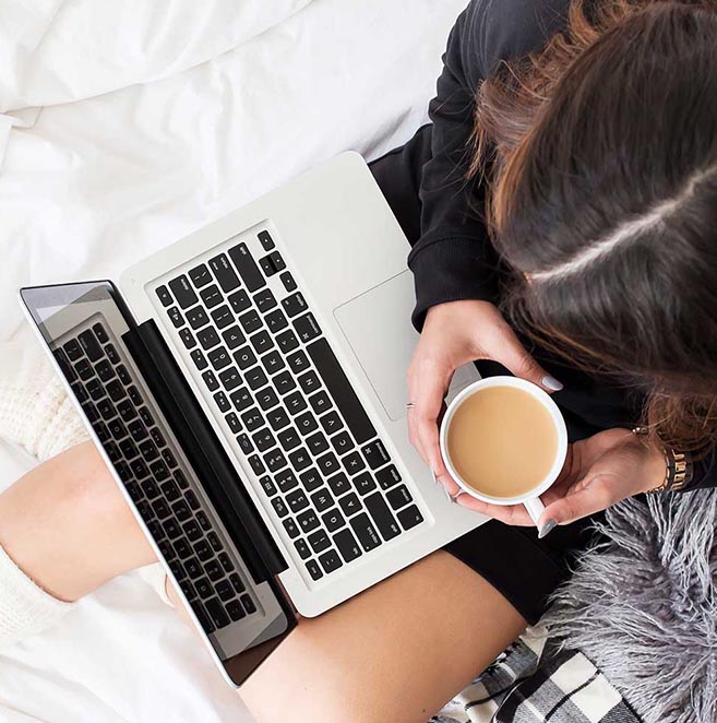 laptop, computer, working, coffee and computing, student working
