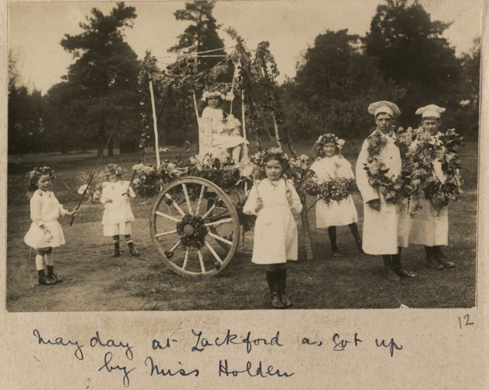 ‘May Day at Lackford as got up by Miss Holden’ (BRO/K997/110/12)