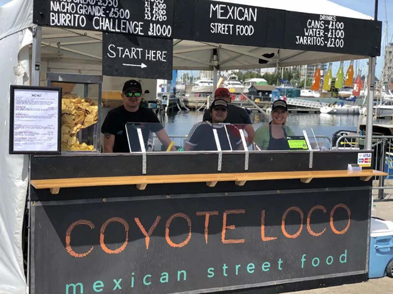 waterfront street food