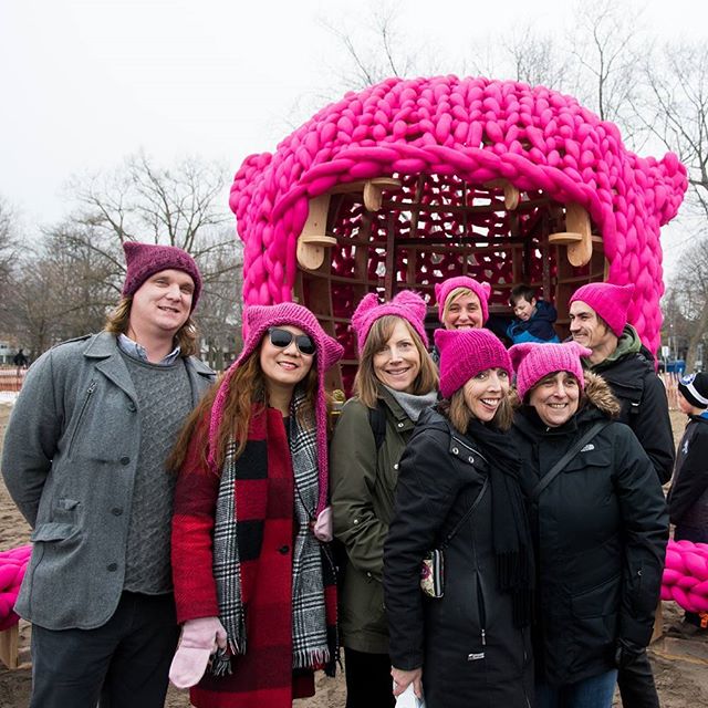 The fourth annual Winter Stations was unveiled on February 19, with international architecture teams and Canadian design schools coming together to reimagine lifeguard stations with pop-up art installations with the theme of riot at Toronto's Woodbin