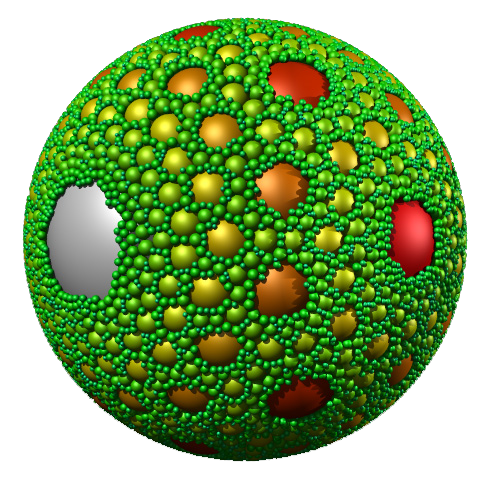 Multidimensional sphere-packing: how does it relate to the evolution of communication? Image credit: Paul Bourke.