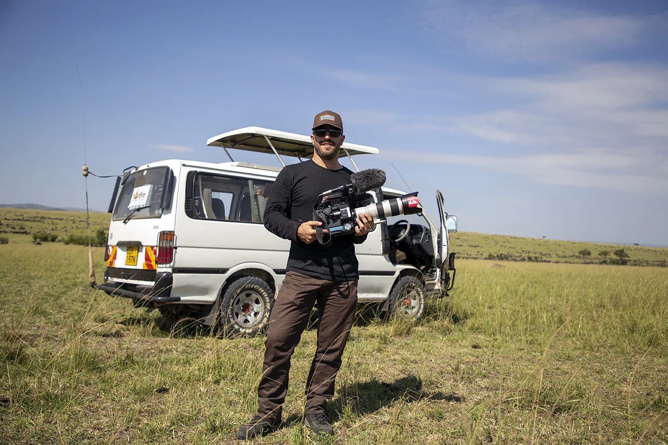 Zach in Kenya