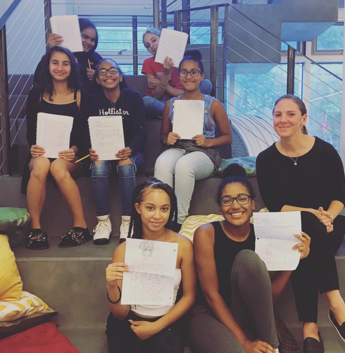 At the Lower East Side Girls Club, NYC, September 2017