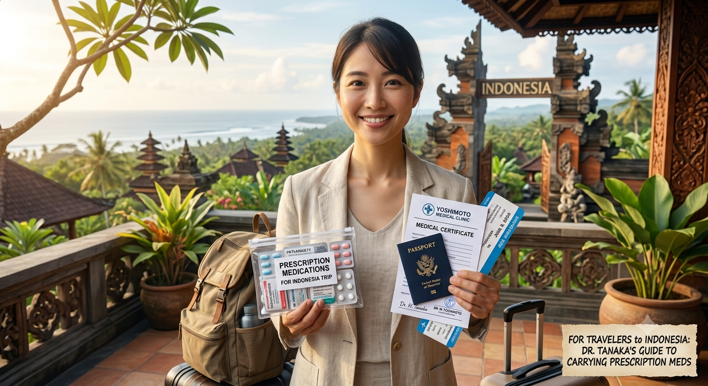 インドネシア渡航と精神科処方薬：知らないと入国できない持ち込みルール