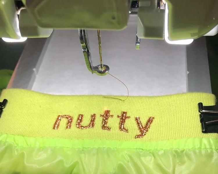 Custom order on a jacket.