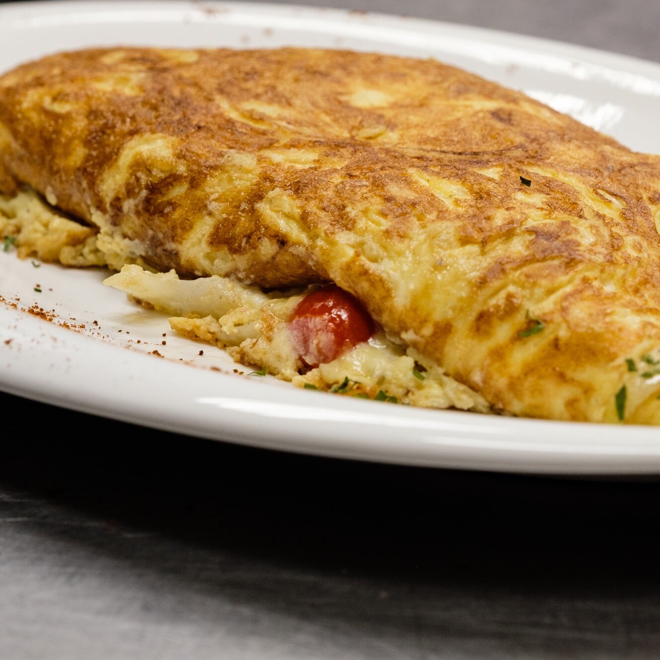 Goats cheese and onion omlette // Revuelto Campesino (Copy)