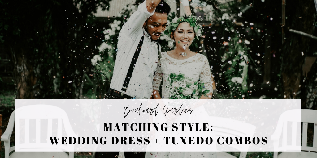 Matching Style: Wedding Dress and Tuxedo Combos