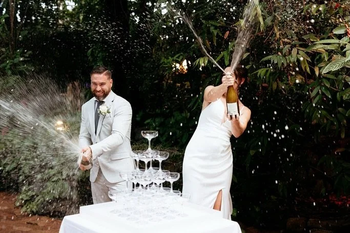 Celebrating the love of Tegan &amp; David 💍✨
A day full of joy, emotion, and unforgettable moments.Huge thanks to the incredible team who helped bring this beautiful day to life.

Venue: @boulevardgardens
Celebrant: @brisbaneweddings 
Photographer: 