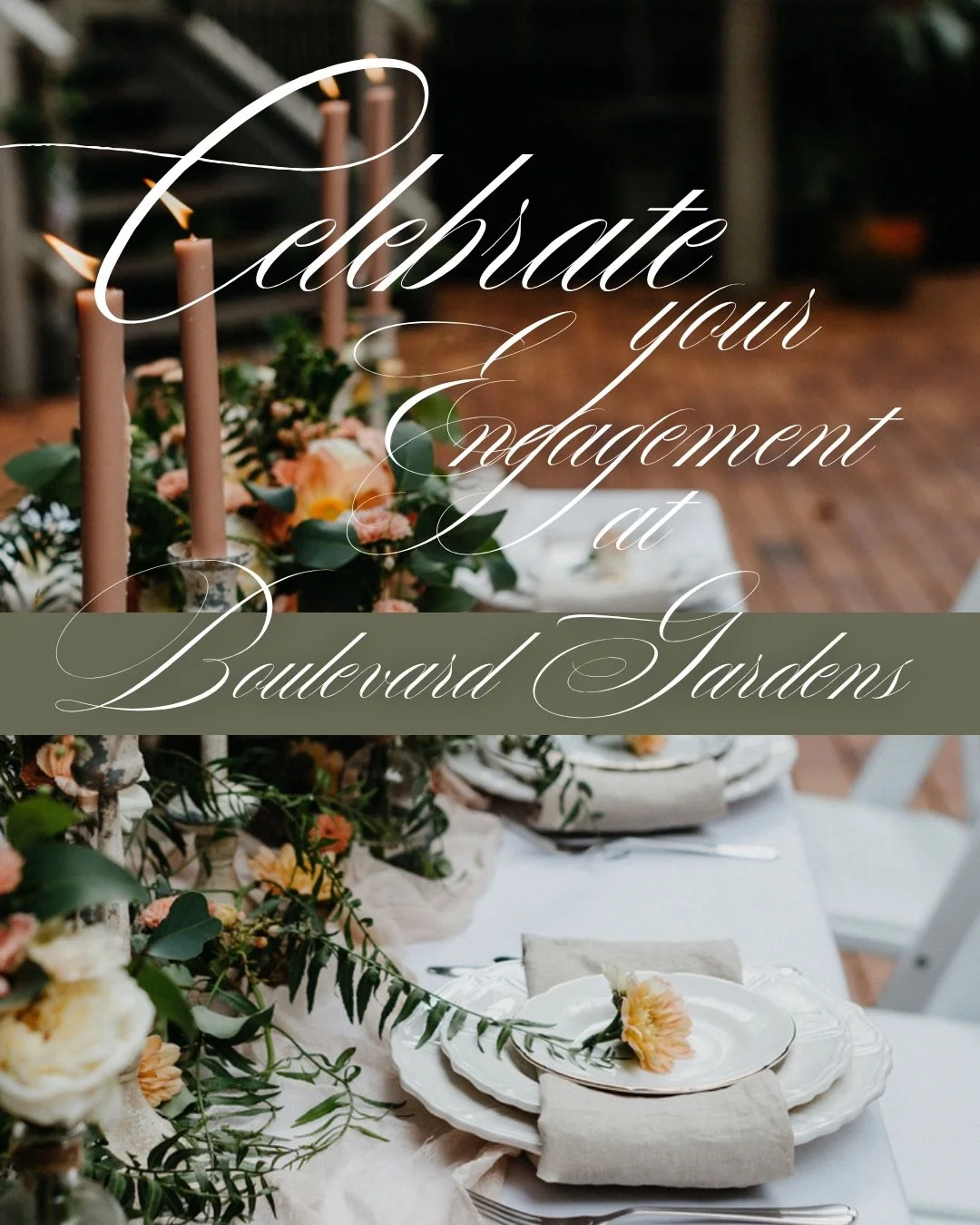 Recently Engaged? Celebrate at Boulevard Gardens
Only 15 minutes from Brisbane, our beautiful garden venue is the perfect place to gather, toast, and celebrate your next chapter.

Enjoy amazing food under the stars in a relaxed, stunning garden setti