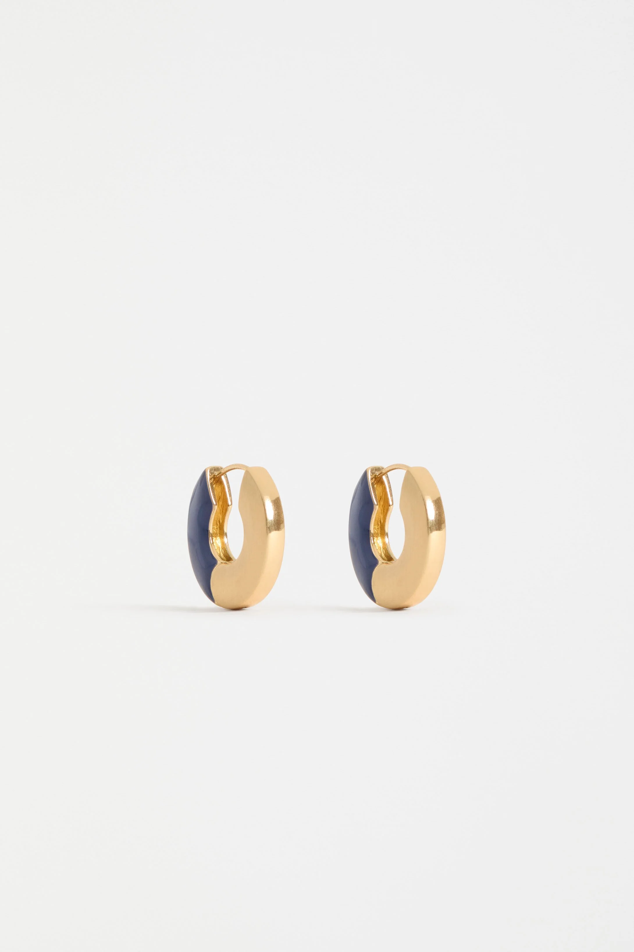 ELK | Itva Hoop Earring | Bright Navy