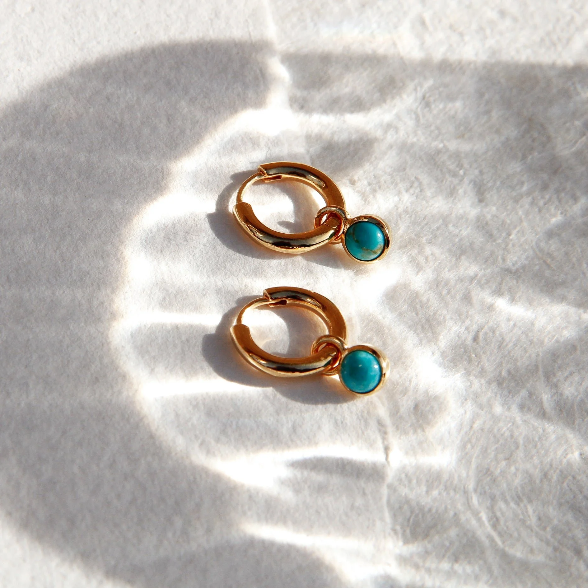 Najo | Heavenly Turquoise Earrings | Gold