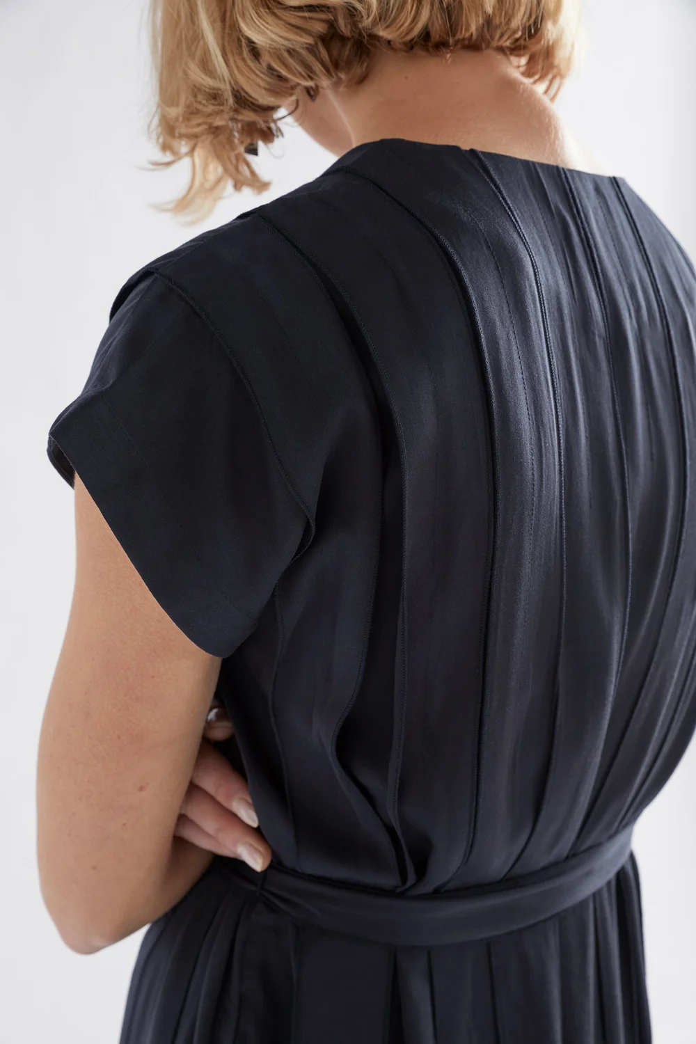 elk silk dress Shop The Karta Silky Long Sleeve Black Evening Dress