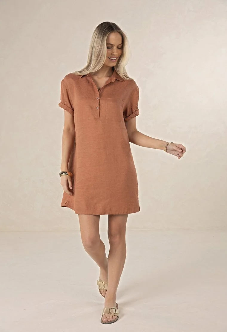 HS26237_HUSTLE LINEN SHIRT DRESS CINNAMON.jpg