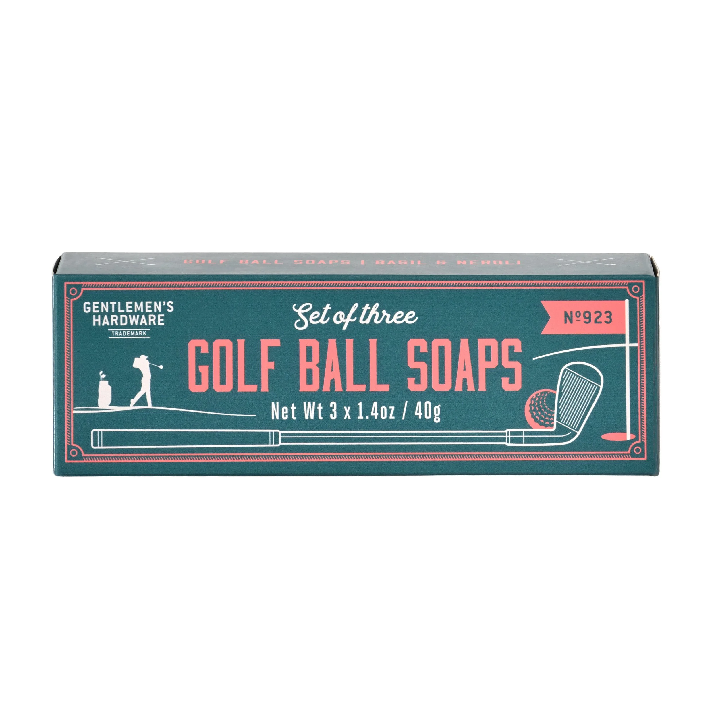 3 x Golf Ball Soaps | Basil and Neroli