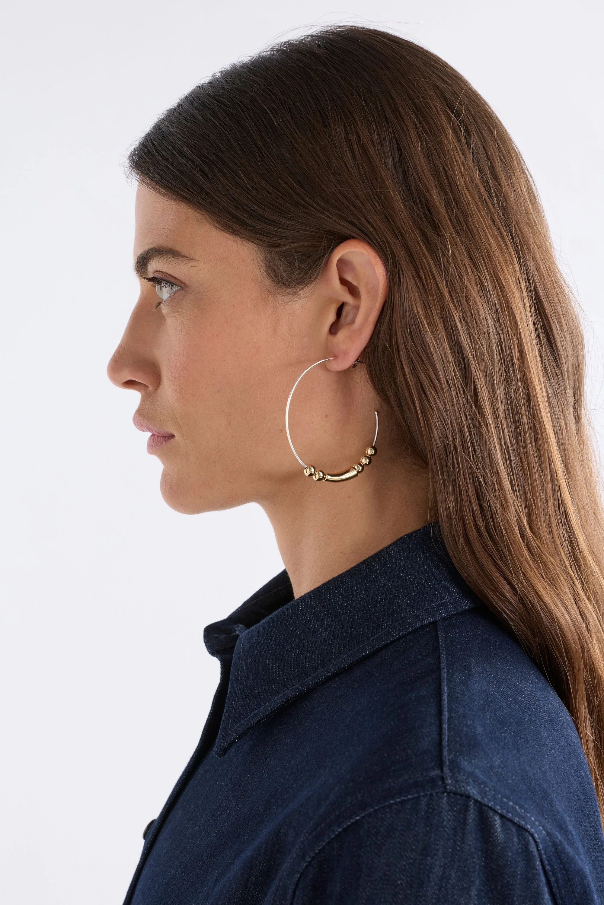 ELK | Enna Large Hoop Earring | Gold | Silver