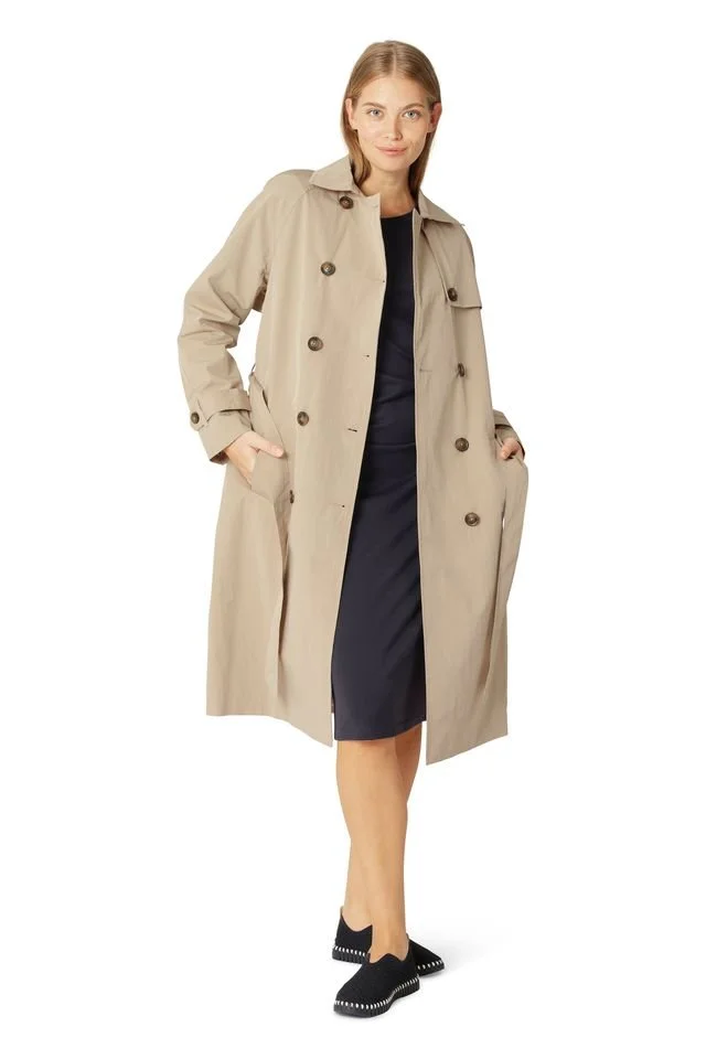 Ilse Jacobsen | Technical Trench Raincoat | White Pepper