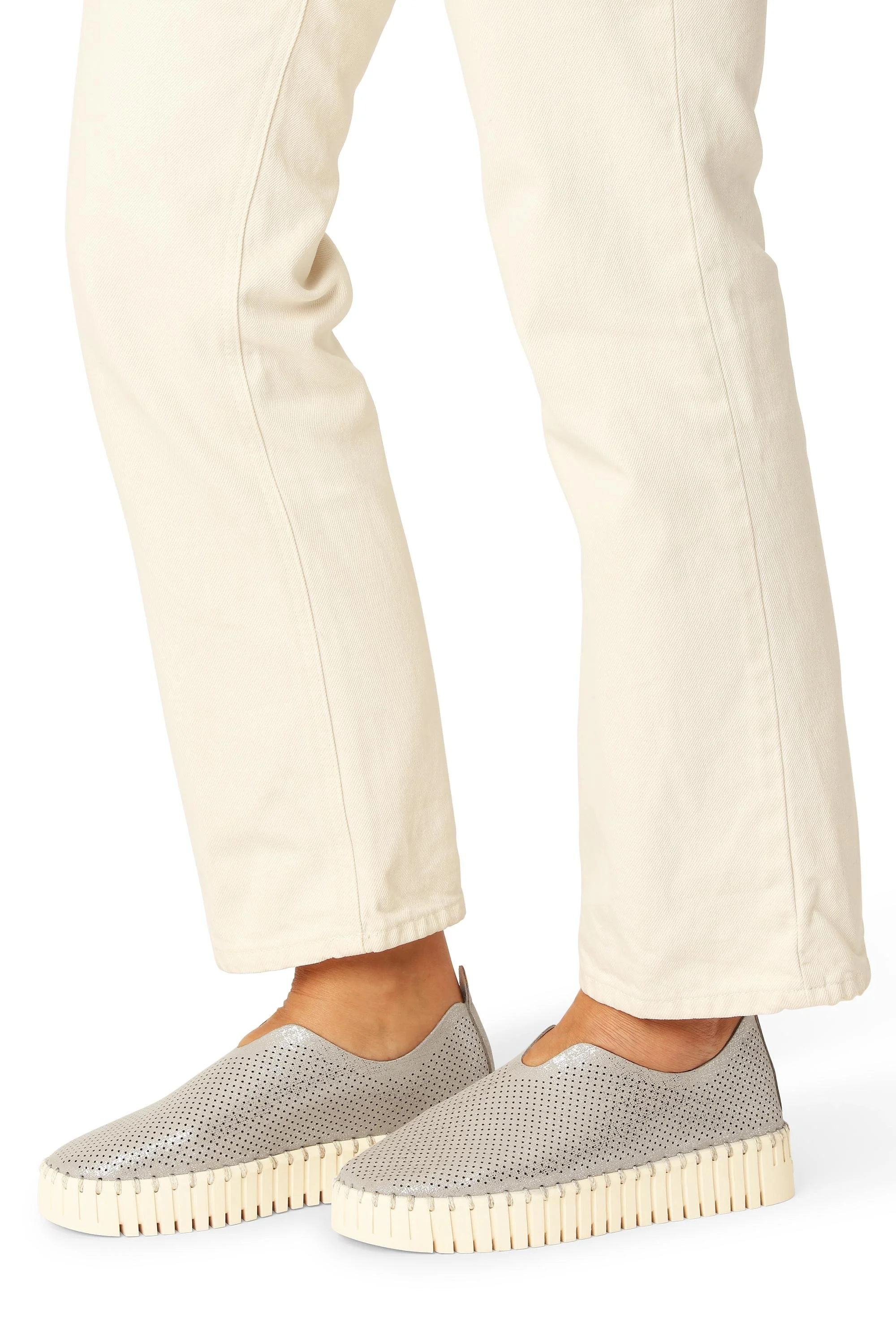 Ilse Jacobsen | Platform Tulip Flats | Pearled Silver