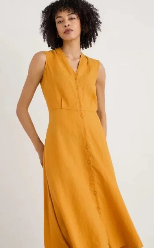 Seasalt | Sleeveless Carved Wood Dress | Daylily